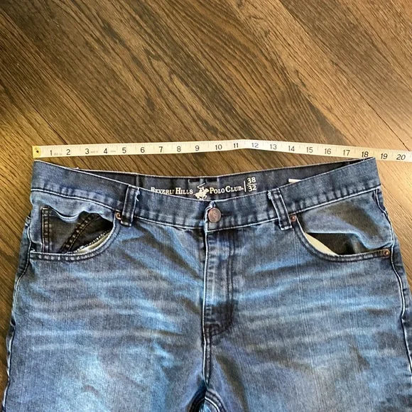 Beverly Hills Polo Club Straight Jeans 38 VGUC - Picture 2 of 7